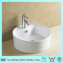 Forma redonda Modern Style Ceramic Glazed Lavabo